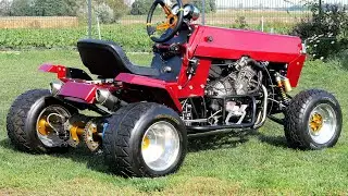 Making Crazy Lawn Tractor 600cc 100Hp