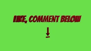 Youtube Animated Green screen Subscribe button click subscribe button green screen effects