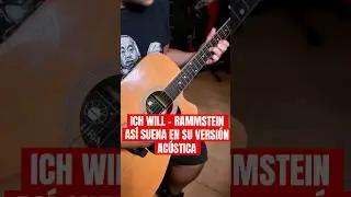 Rammstein - Ich Will Acústico 