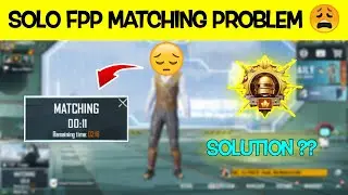 🔥 Matching Problem Solution In Solo Fpp Rank Push 😩 No More Matchinging Issues 😊.#solofpprankpush