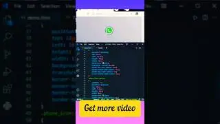 Creating WhatsApp logo with dynamic look #dynamic #whatsapp #html #vipcoading2022 #cssproject
