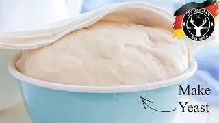 How to make Yeast at home (not sourdough) ✪ MyGerman.Recipes