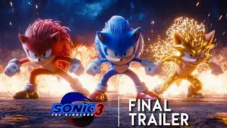 Sonic The Hedgehog 3 - Official Trailer (4k) | Jim Carrey, Keanu Reeves | December 20, 2024