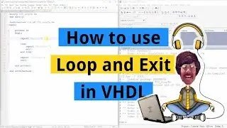 How to use Loop and Exit in VHDL