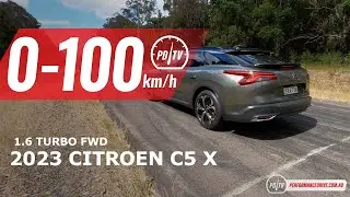 2023 Citroen C5 X 0-100km/h & engine sound