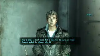 Giving Butch a BB gun to kill the Radroaches - Fallout 3