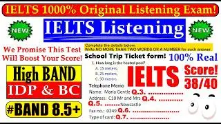 IELTS LISTENING PRACTICE TEST 2024 WITH ANSWERS | 28.09.2024