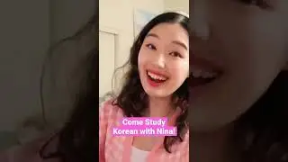 Learn Korean: Study Korean with Nina!