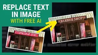 Replace Text In Image With AI