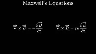 Max Well's Equation: Calculation of Speed of Light