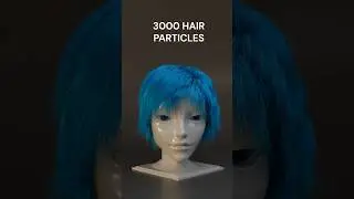 Dynamic Hair Simulation in Blender ✨ 