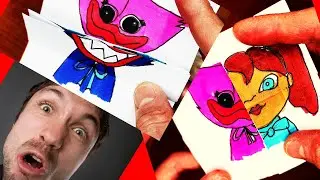Невероятные превращения Хаги Ваги в Киси Миси. Все герои Poppy Playtime. Huggy Wuggy, Kissy Missy
