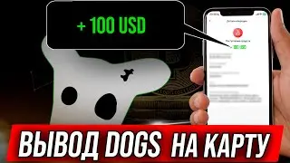 Как продать DOGS и вывести деньги на карту. Вывод Догс