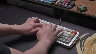 Percent Studio PT990 with lubed Gateron X Typing Sounds