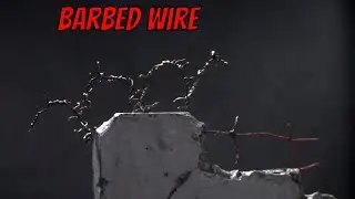 How to make barbed wire//Как сделать колючую проволоку