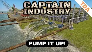 Setting up my first water farm! | Captain of Industry | Let's Chill