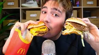 ASMR EATING MCDONALD'S (POPULAR FOOD)
