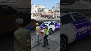 Setelah Dia Ditangkap Sama Polisi Trus Dibawa Kemana? GTA 5 #shorts