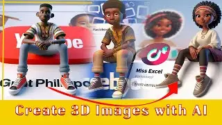 How to Create 3D Image with AI                                               #ai #3dart #tech #free