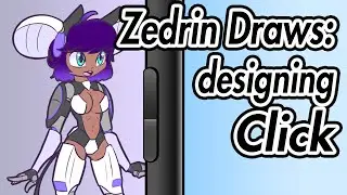 [Zedrin Draws] Designing Click (character creation stream)