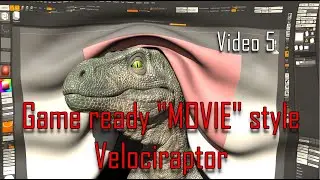 zbrush is easy. Movie style raptor.video 5