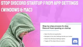 Stop Discord Startup from App Settings Windows & Mac
