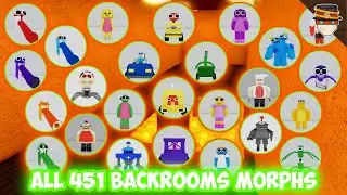 [ALL] How to get ALL 451 BACKROOMS MORPHS in Backrooms Morphs | Roblox