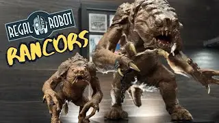 Rancor Concept Maquette vs Full Size Rancor Replica
