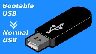 How to Convert Bootable USB to Normal USB / pen drive on Windows? | #pc #tutorial #windows