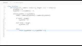 Python - Two Sum | LeetCode 167
