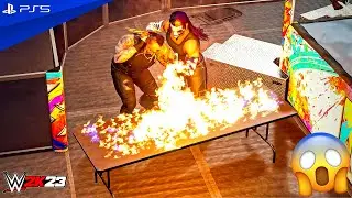 WWE 2K23 - Jeff Hardy vs. Bray Wyatt - Extreme Rules Match | PS5™ [4K60]