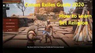 How to Learn Set Religion, conan exiles guide 2020, set religion trainer location