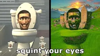 Guess the Skibidi Toilet characters (squint your eyes)