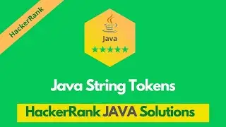 HackerRank Java String Tokens problem solution in Java | Java solutions | Programmingoneonone