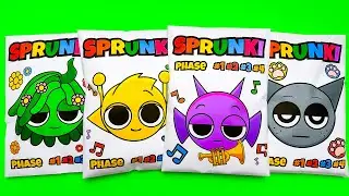 🌈 SPRUNKI Blind Bag Simon Durple Gray Vineria | ASMR Phase 1vs2vs3vs4 squishy