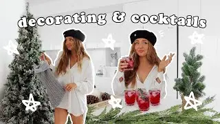 decorating for christmas  + holiday drinks at starbucks + cozy apartment tour 😬