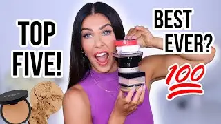 TOP 5 SETTING POWDERS & POWDER FOUNDATIONS FOR PERFECT, SMOOTH SKIN! YEARLY BEAUTY FAVORITES!