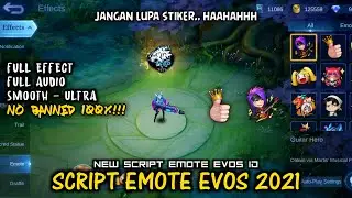 Emote Evos ID 2021 - Jangan lupa stiker | Smooth - Ultra | New