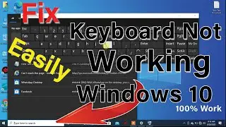 Fix Keyboard Not Working in Taskbar and Start Menu | Easy Solutions & Troubleshooting Tips