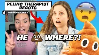 Pelvic Floor Therapist Reacts to Kevin Leonardo | Anal Douching Pooping on Floor