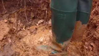 Rubber boots in mud 05.2017-2