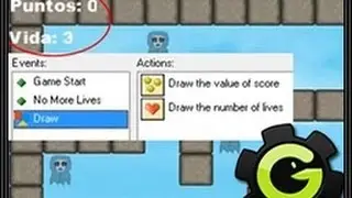 Tutorial Como poner vidas y puntos en Game Maker 8 - (Conociendo GM8 Parte 3)