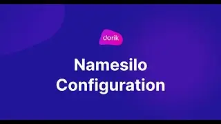 How to connect custom domain name from Namesilo to Dorik website?