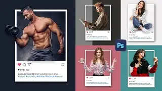 3D Pop Out Effect for Instagram in Photoshop  | Photoshop Tutorial # 2