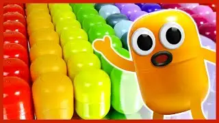 100 киндеров. 2 ЧАСТЬ. Живая капсула и конкурс. Kinder Surprise.