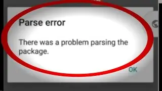 parse error, there was a problem parsing the package, How to fix parse error problem