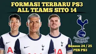 Formasi All Teams Terbaru Sito 14 PS3 PES Gembox Season 2024 2025