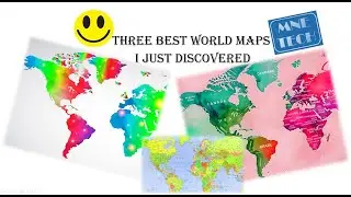 Three best world maps i just discovered | Links in description | MNE Tech | 