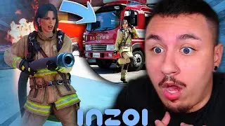 TRABALHANDO COMO BOMBEIRO em inZOI - TESTANDO AS PROFISSÕES JOGÁVEIS