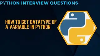 How to get datatype in python